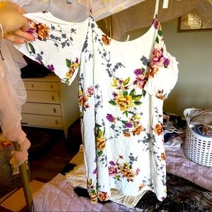 Blu pepper dress off the shoulder size medium